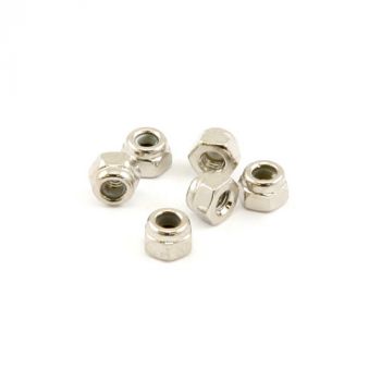 Self-locking nut M2.5 black (6) from Shepherd Micro Racing