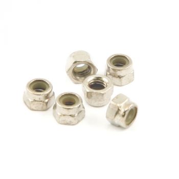 Self-locking nut M3.5 black (6) from Shepherd Micro Racing