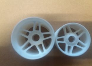 Enneti 1:8 On-road -WHITE- Front tires