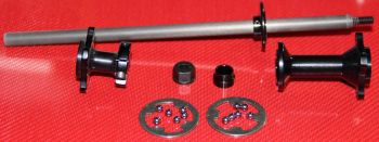 Pro Axle Kit for 235mm Wide Cars, Black from IRS Racing