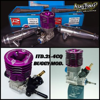 IELASITUNED .21 BUGGY SQUARE STROKE 4 Steel MODIFIED-TUNED