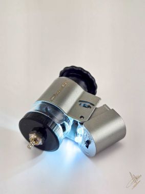 50X Magnifying glass with LED light to check glow plugs