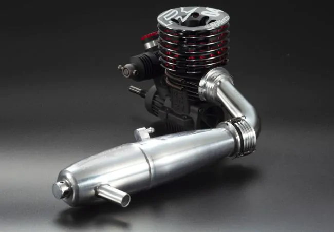 O.S. SPEED R2104 with T-2080SC+MR02 muffler combo