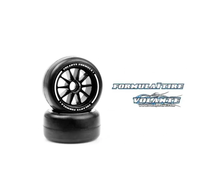 Volante F1 Front Rubber Slick Tires Asphalt - Preglued