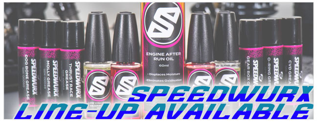 Speedwurx products are now available from WorldRC